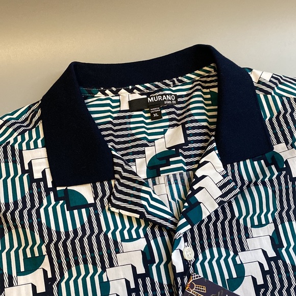 NEW Murano Vintage Retro Bowling Shirt SIZE XL - Picture 3 of 3